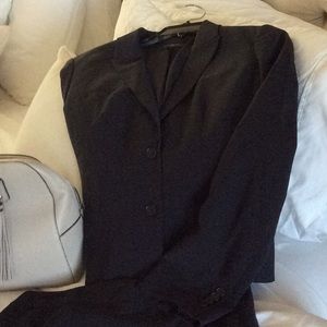 Lightweight wool blazer and pencil skirt